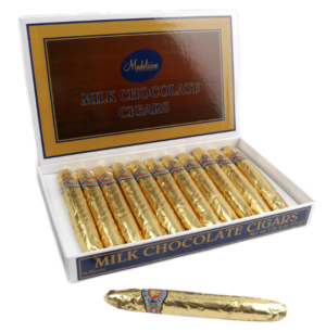 Madelaine Milk Chocolate Solid Gold Foiled Cigar Box 24ct